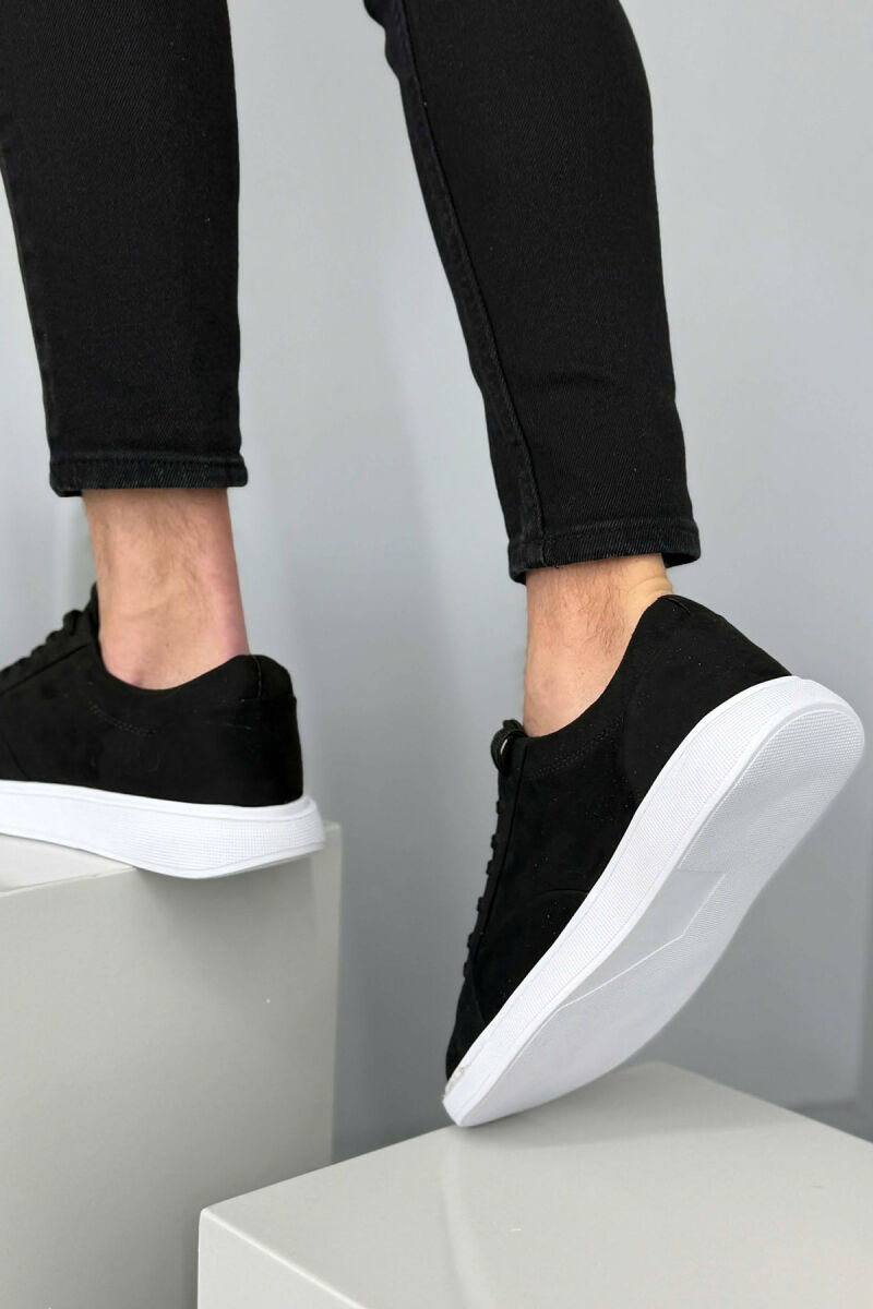 SIMPLE PLATFORM MEN SNEAKERS BLACK-WHITE/ZEBA - 4