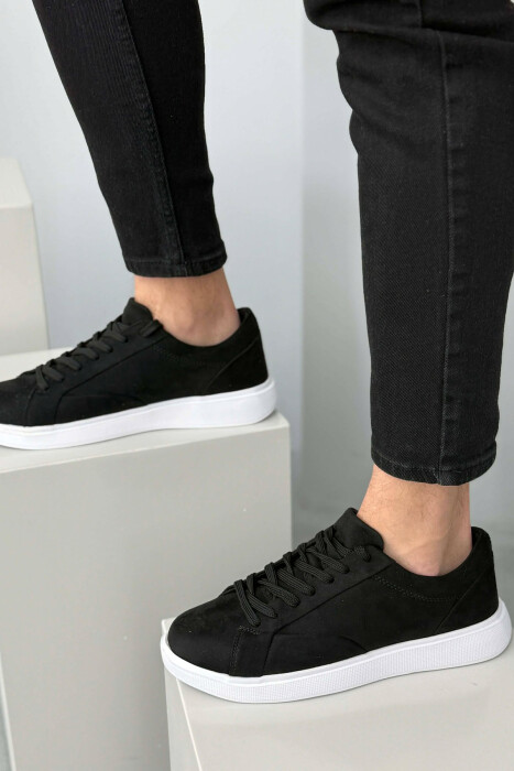 SIMPLE PLATFORM MEN SNEAKERS BLACK-WHITE/ZEBA - 3