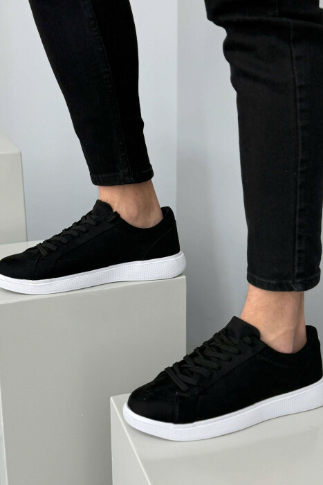 SIMPLE PLATFORM MEN SNEAKERS BLACK-WHITE/ZEBA - 5