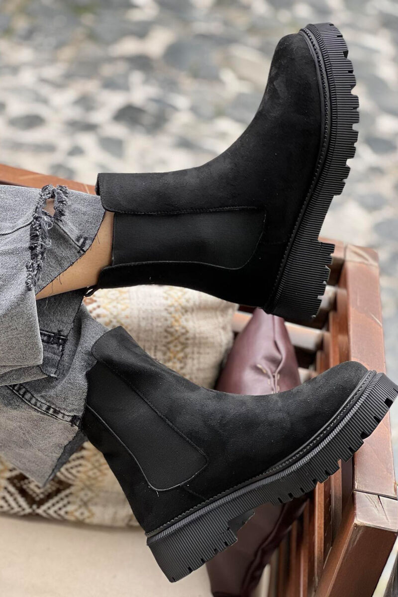 SIMPLE PLATFORM WOMAN ANKLE BOOTS BLACK/ E ZEZE - 3