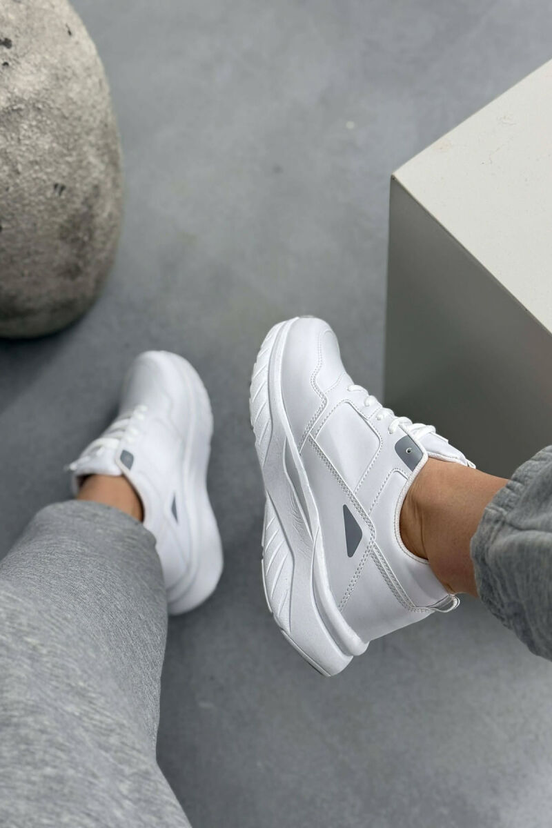 SIMPLE PLATFORM WOMEN SNEAKERS WHITE-E BARDHE - 2