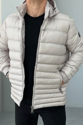 SIMPLE MEN PUFFER JACKET BEIGE/BEZHE 