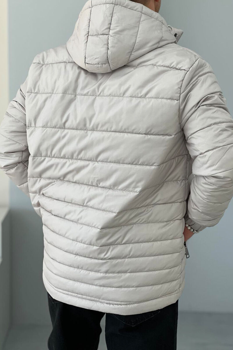 SIMPLE MEN PUFFER JACKET BEIGE/BEZHE - 2