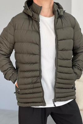 SIMPLE MEN PUFFER JACKET GREEN/JESHILE 