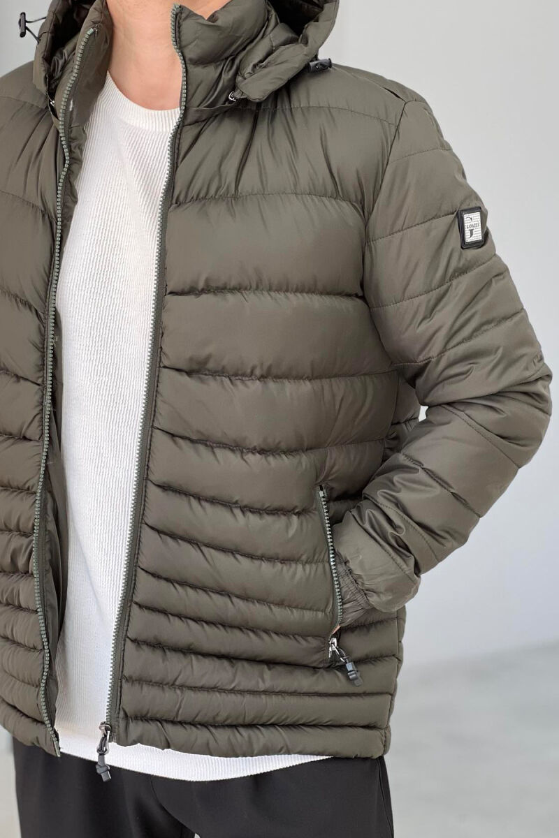 SIMPLE MEN PUFFER JACKET GREEN/JESHILE - 2