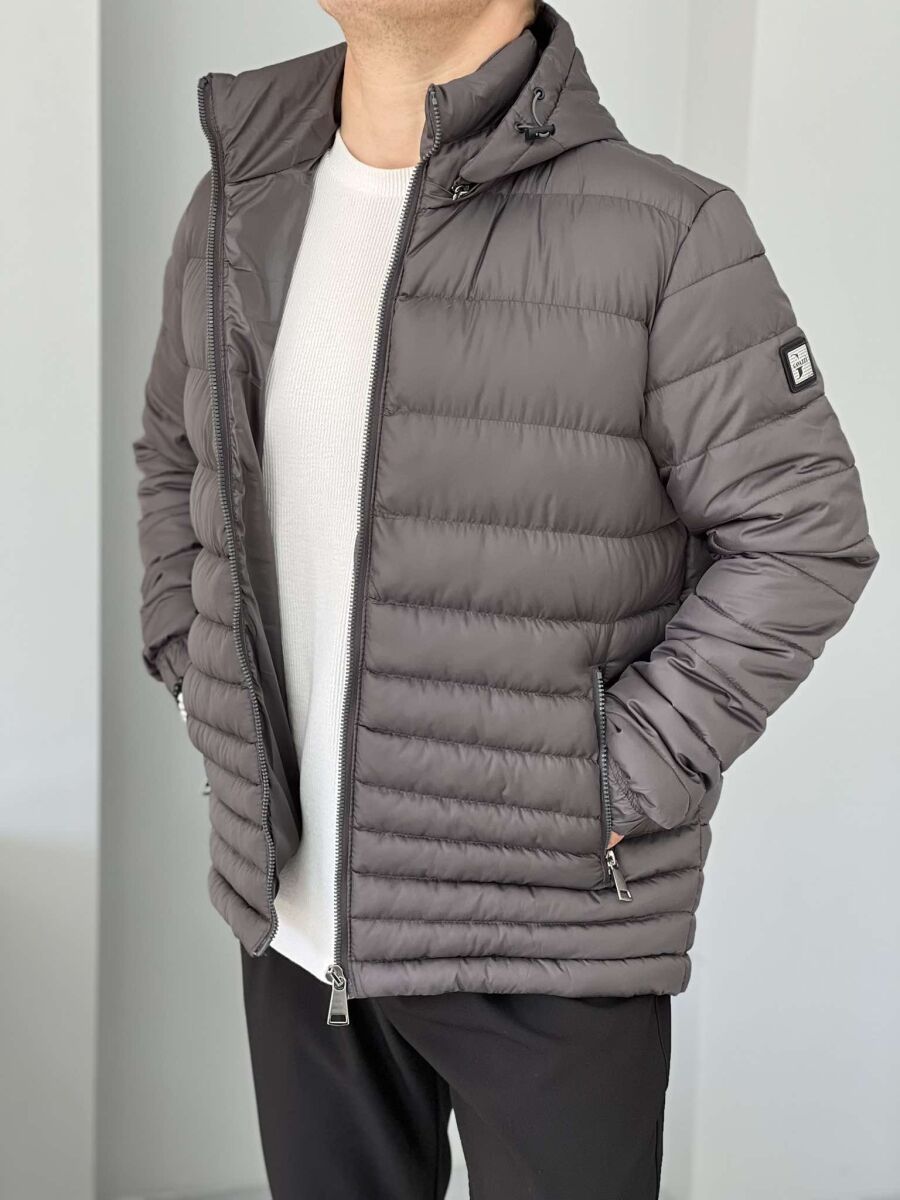 SIMPLE MEN PUFFER JACKET GREY/GRI - 4