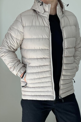 SIMPLE MEN PUFFER JACKET LIGHT GREY/GZ 