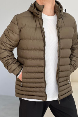 SIMPLE MEN PUFFER JACKET OLIVE/ULLI 