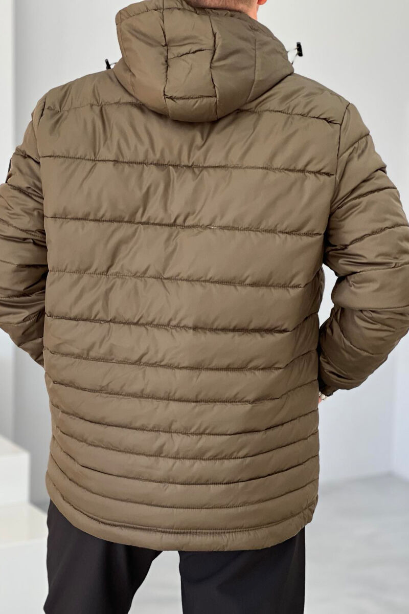 SIMPLE MEN PUFFER JACKET OLIVE/ULLI - 3