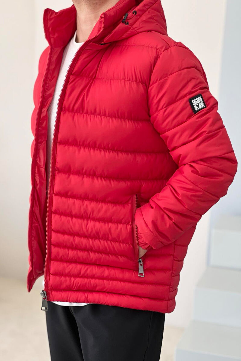 SIMPLE MEN PUFFER JACKET RED/E KUQE - 2