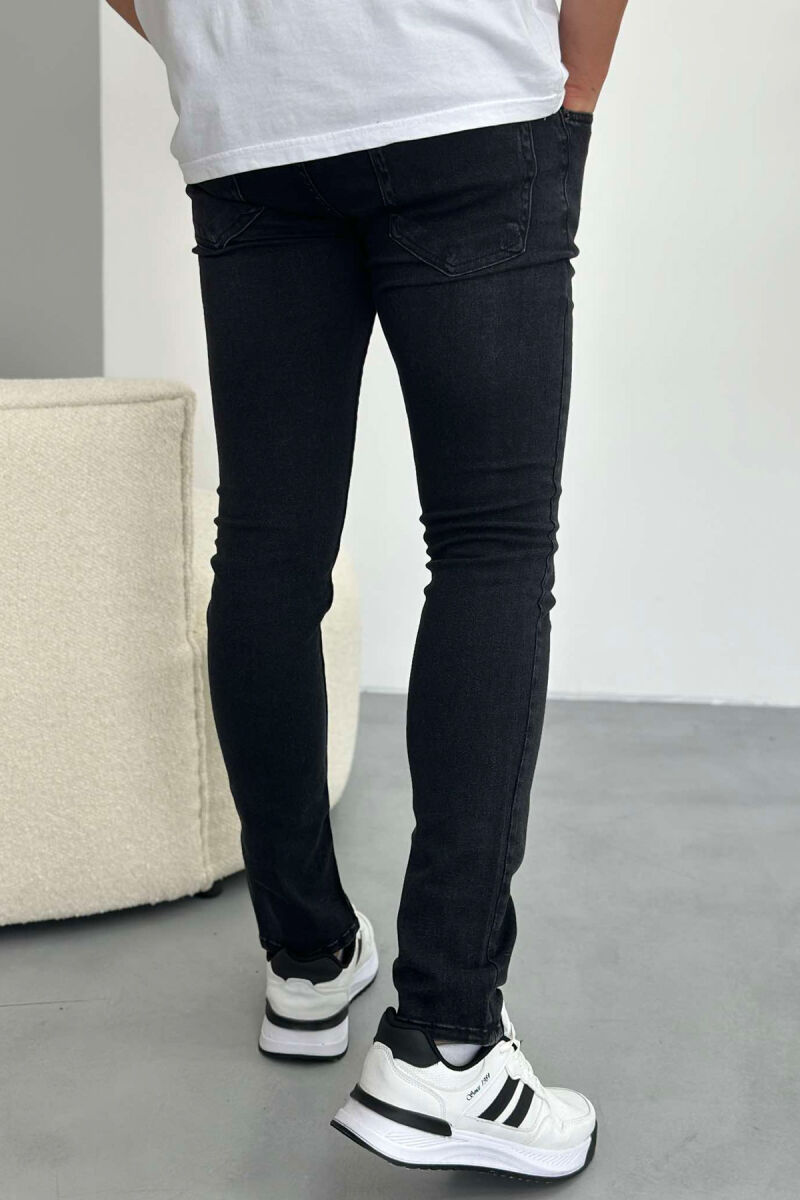 SIMPLE REGULAR MEN JEANS BLACK/ E ZEZE - 2