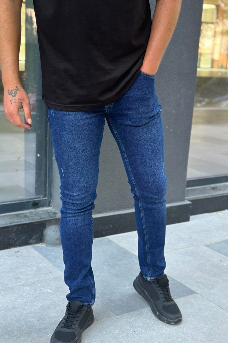 SIMPLE REGULAR MEN JEANS BLUE/BLU - 1