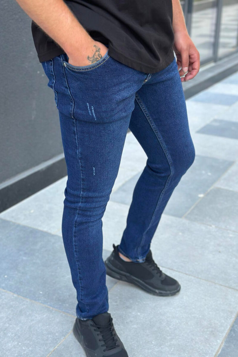 SIMPLE REGULAR MEN JEANS BLUE/BLU - 2