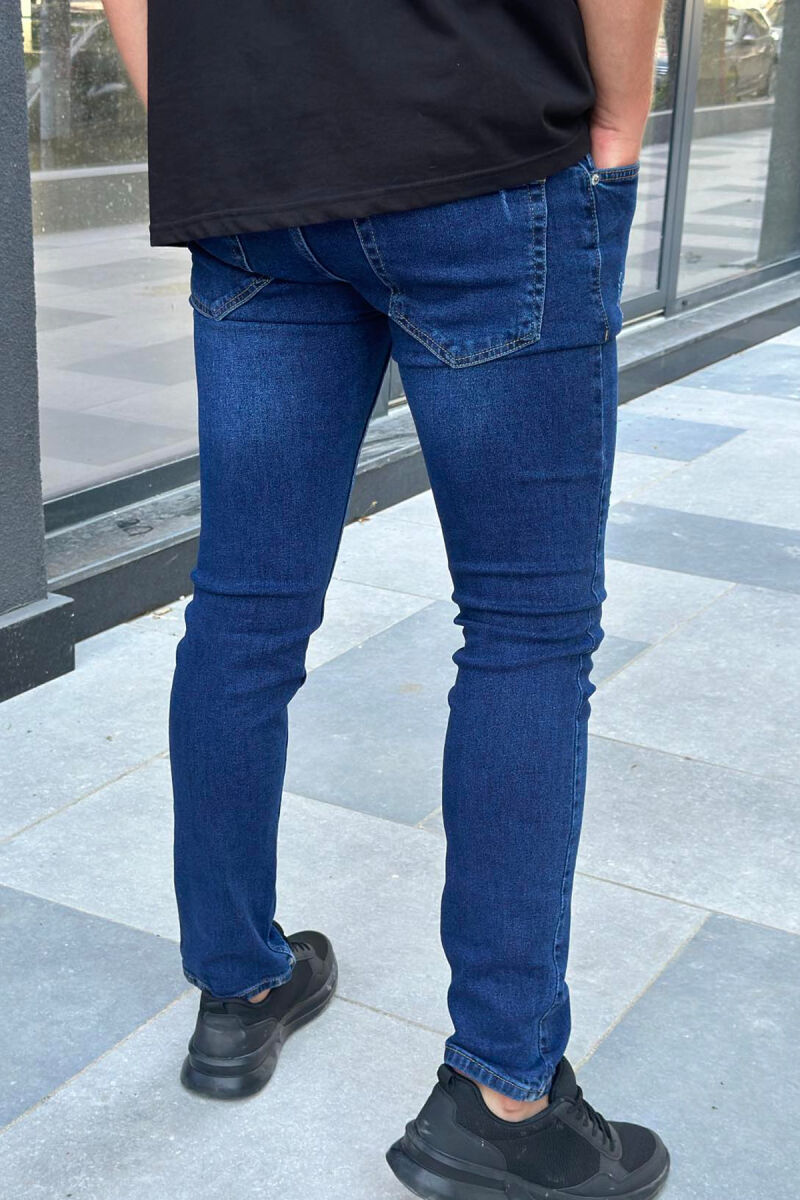 SIMPLE REGULAR MEN JEANS BLUE/BLU - 3