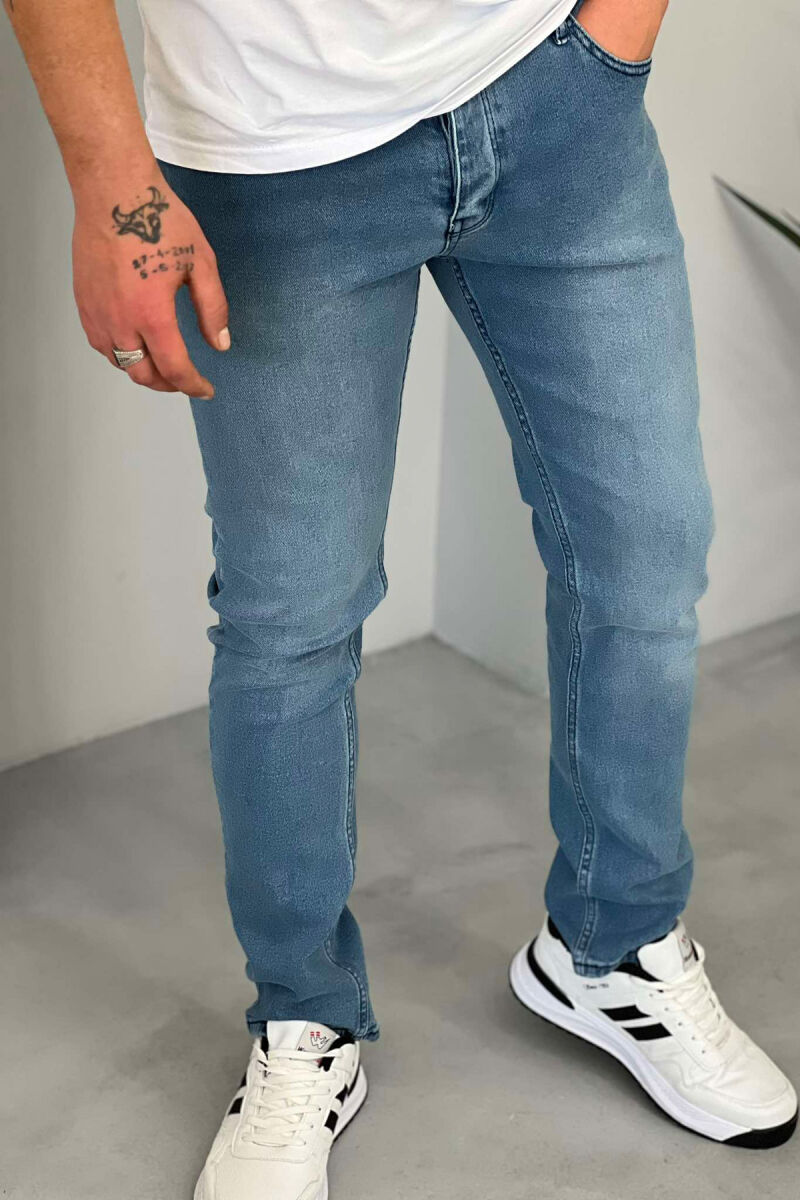 SIMPLE REGULAR MEN JEANS LIGHTBLUE/BZ - 2