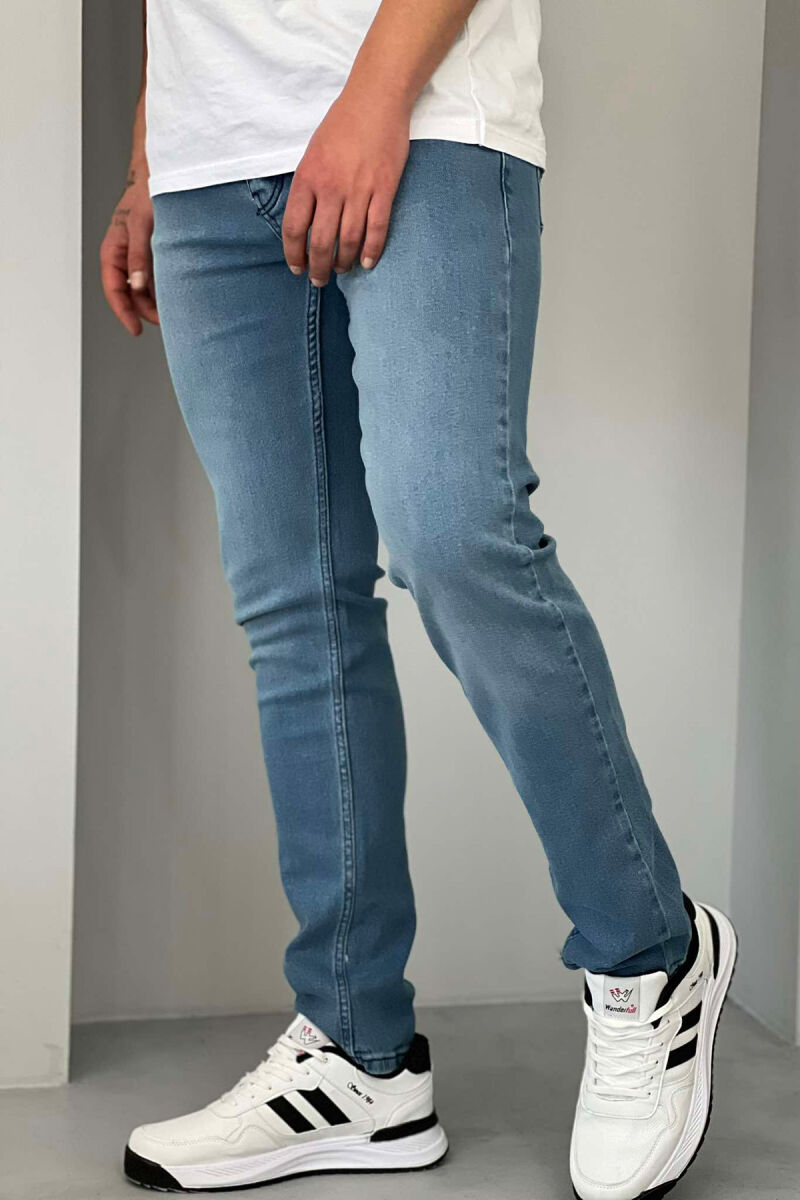 SIMPLE REGULAR MEN JEANS LIGHTBLUE/BZ - 3