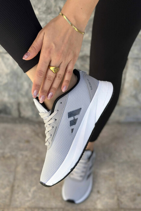 SIMPLE RUNNING PLATFORM WOMEN SNEAKERS LIGHT GREY/GZ - 3