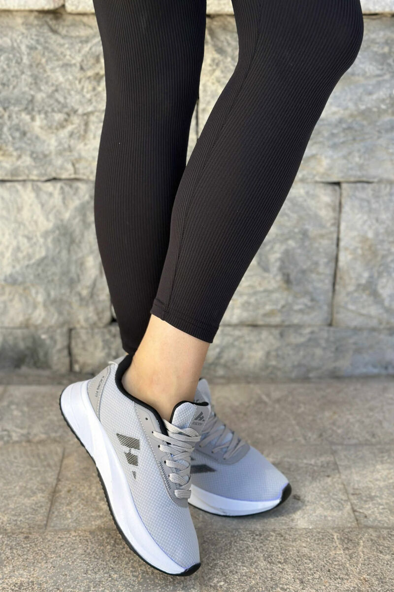 SIMPLE RUNNING PLATFORM WOMEN SNEAKERS LIGHT GREY/GZ - 4