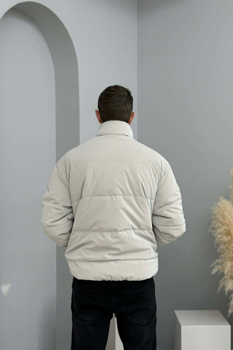 SIMPLE SHORT MEN PUFFER JACKET GREY/GRI - 3