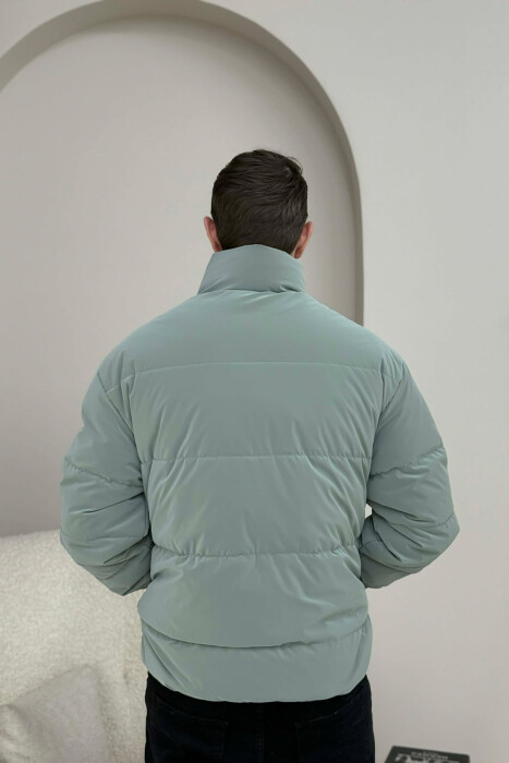 SIMPLE SHORT MEN PUFFER JACKET MINT/MENTE - 3