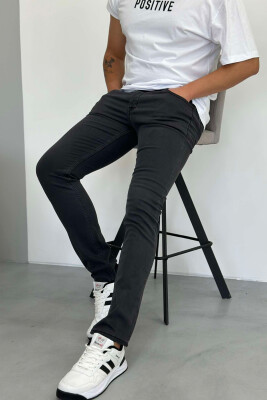 SIMPLE SLIM FIT MEN JEANS DARK GREY/GEE 