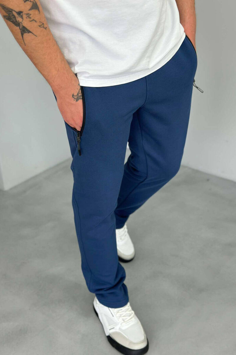 SIMPLE SPORTS MEN SWEATPANTS IN BLUE COLOR - 5