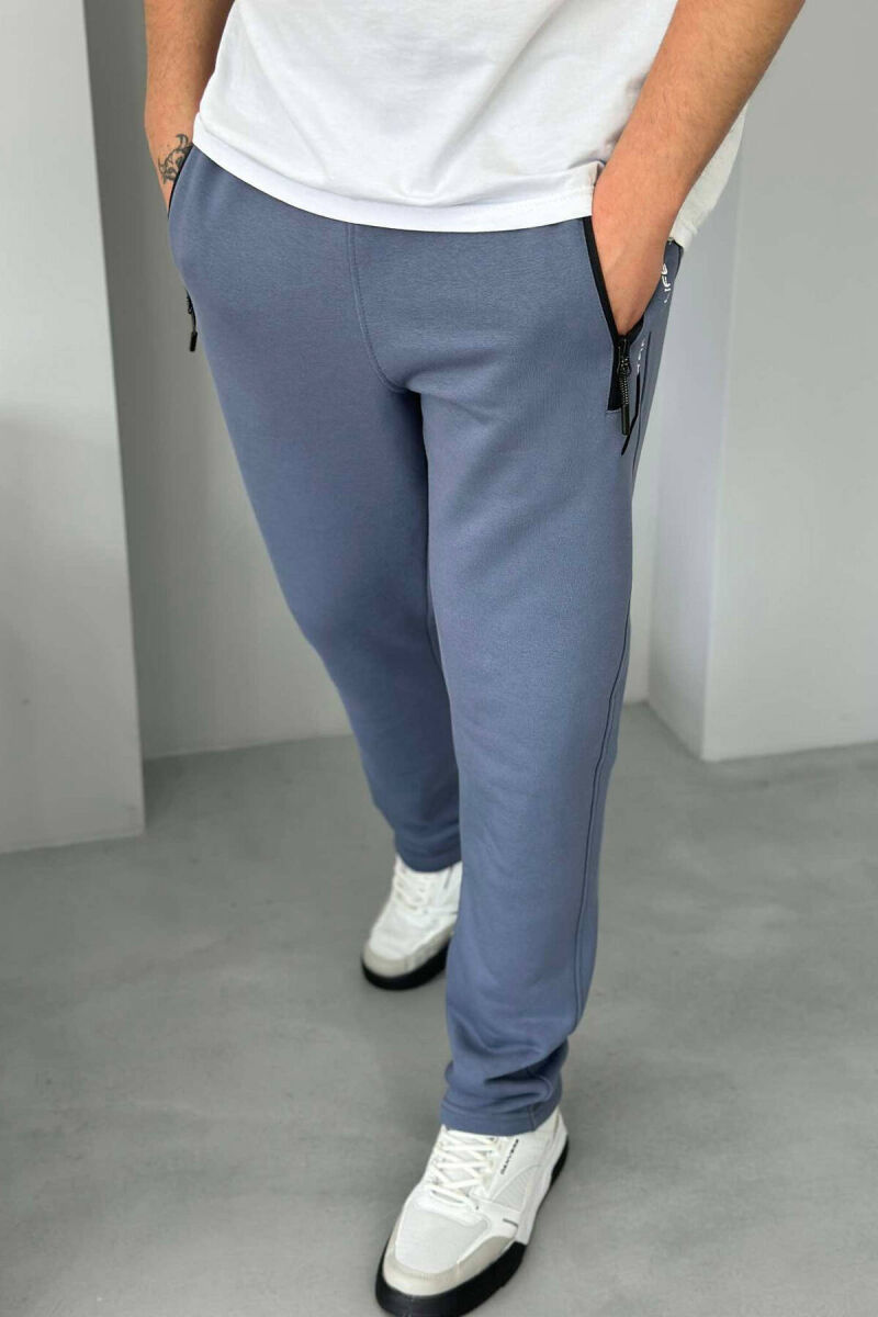 SIMPLE SPORTS MEN SWEATPANTS IN LIGHTBLUE COLOR - 2