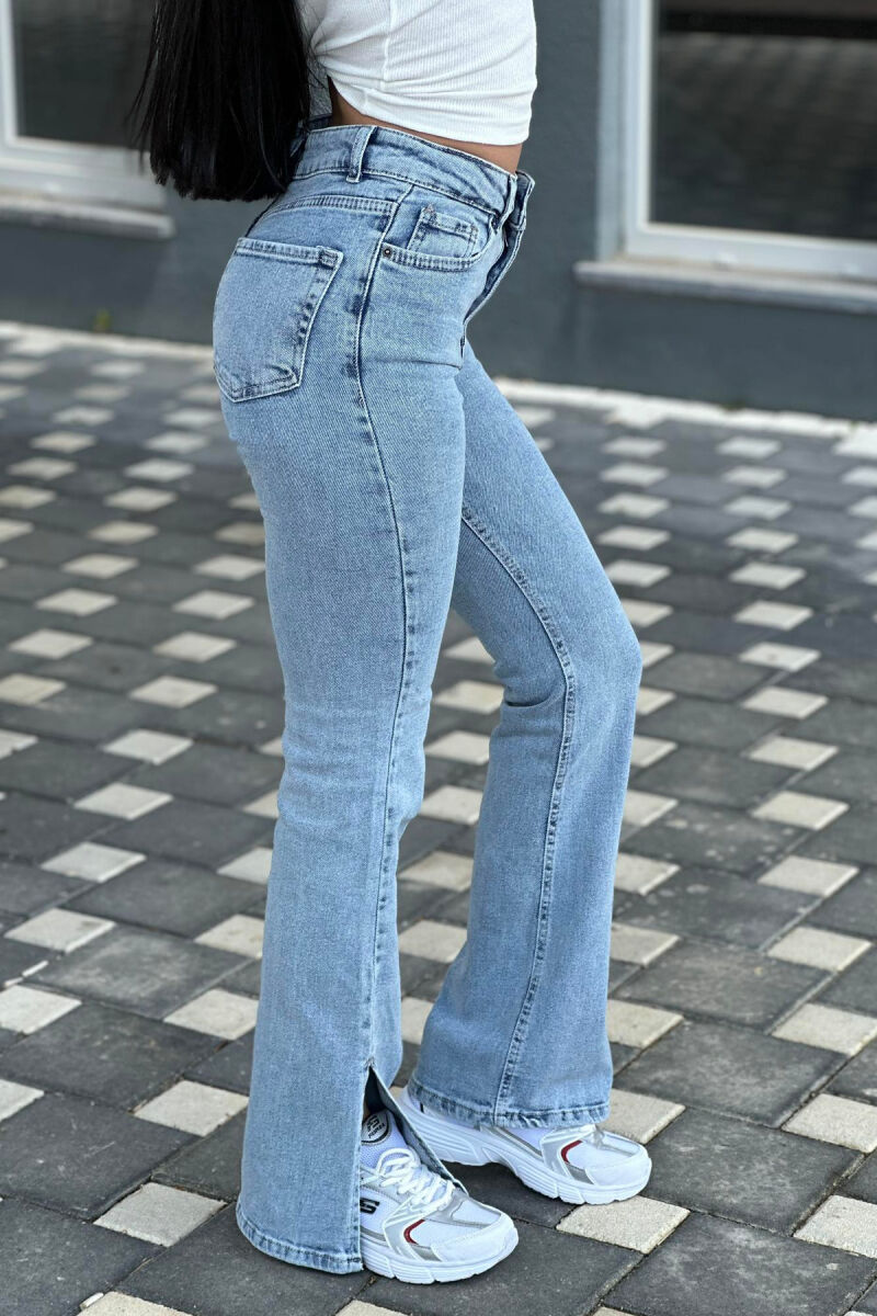 SIMPLE STRAIGHT WOMAN JEANS LIGHTBLUE/BZ - 4