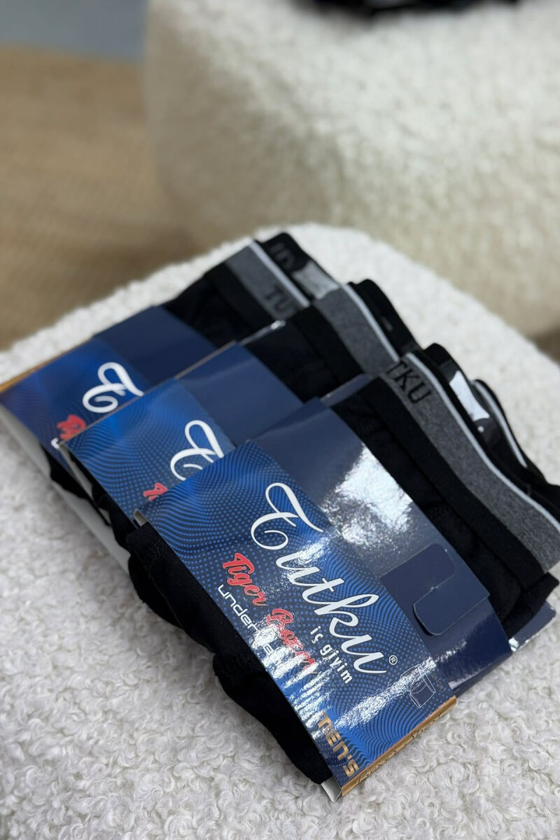 SIMPLE THREE PIECES MEN BOXES BLACK/ E ZEZE - 1