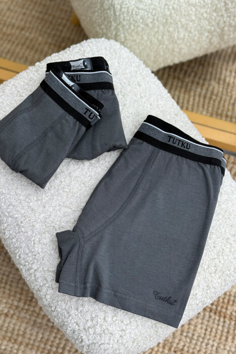 SIMPLE THREE PIECES MEN BOXES DARK GREY/GEE - 3
