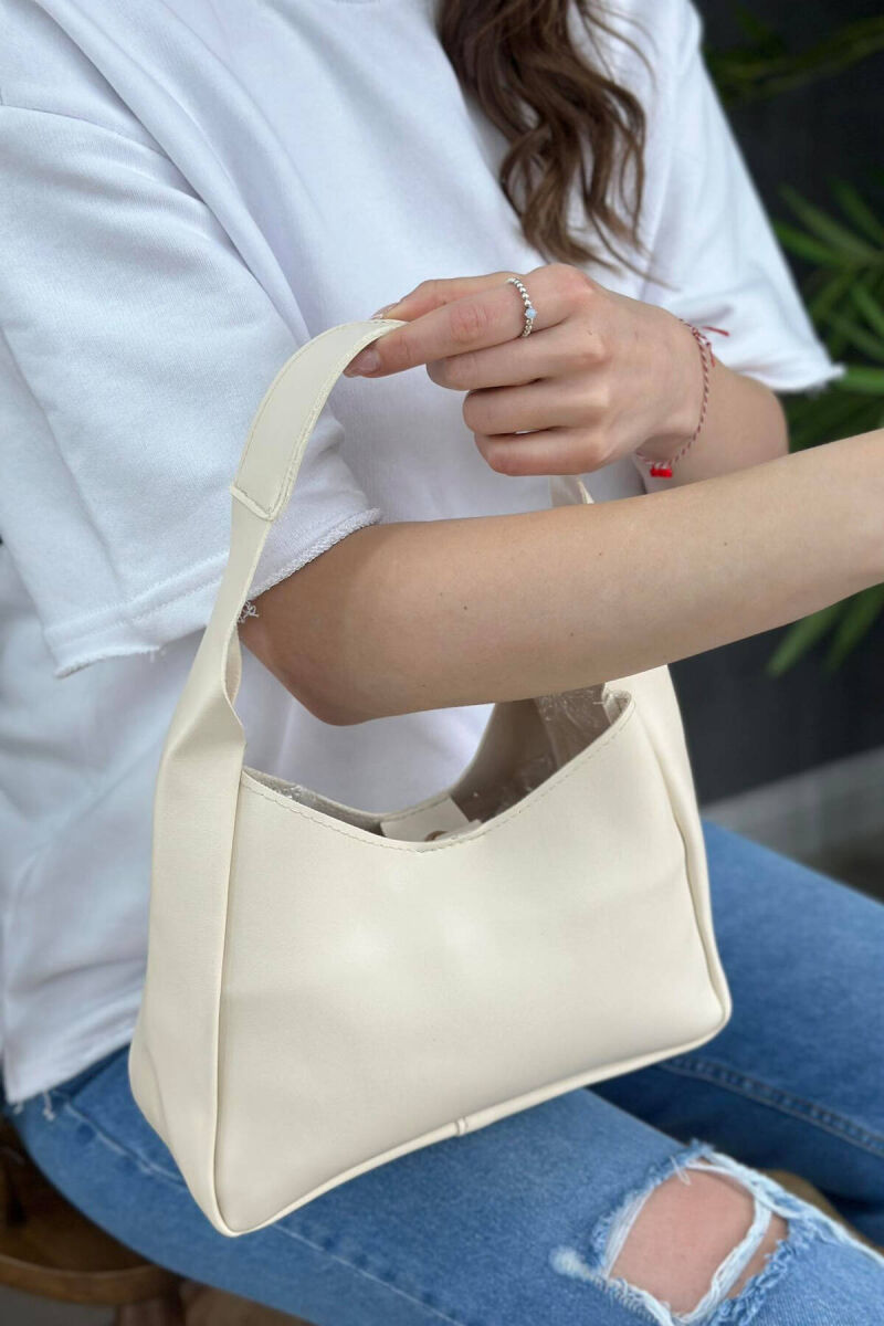 SIMPLE WOMAN BAG CREAM/KREM - 1