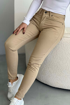 SIMPLE WOMAN JEANS BEIGE/BEZHE 