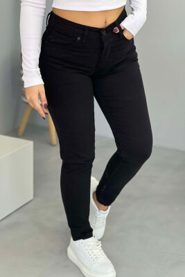 SIMPLE WOMAN JEANS BLACK/ E ZEZE 