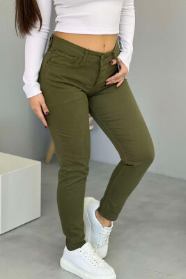 SIMPLE WOMAN JEANS GREEN/JESHILE 