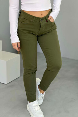 SIMPLE WOMAN JEANS GREEN/JESHILE 