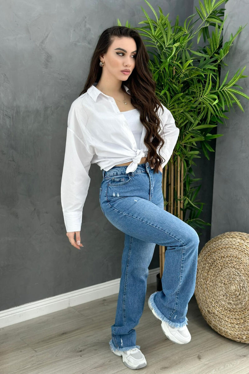 SIMPLE WOMAN JEANS LIGHTBLUE/BZ - 2