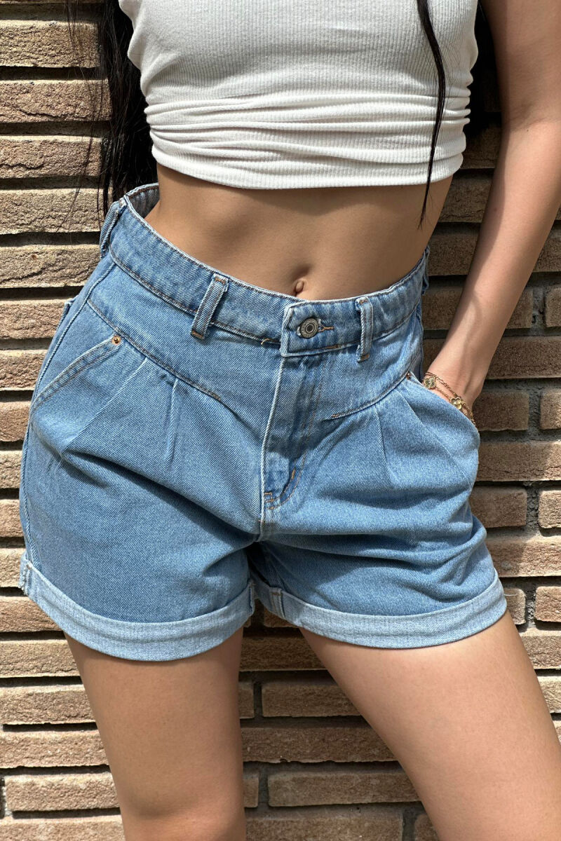 SIMPLE WOMAN JEANS LIGHTBLUE/BZ - 1