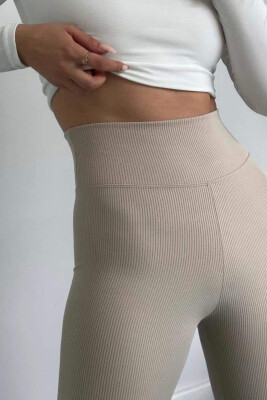 SIMPLE WOMAN LEGGINGS BEIGE/BEZHE - 2