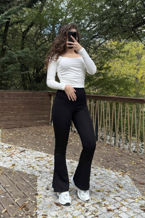 SIMPLE WOMAN LEGGINGS BLACK/ E ZEZE - 4