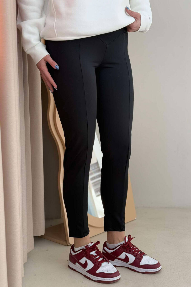 SIMPLE WOMEN LEGGINGS IN BLACK COLOR - 4