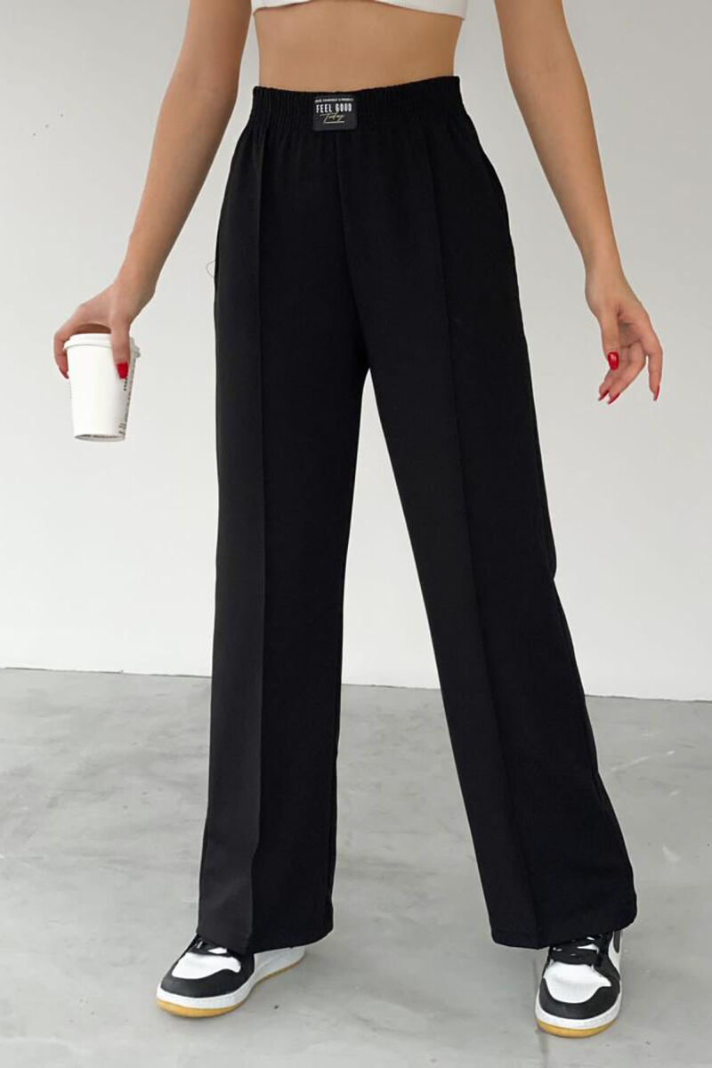 SIMPLE WOMAN PANTS BLACK/ E ZEZE - 1