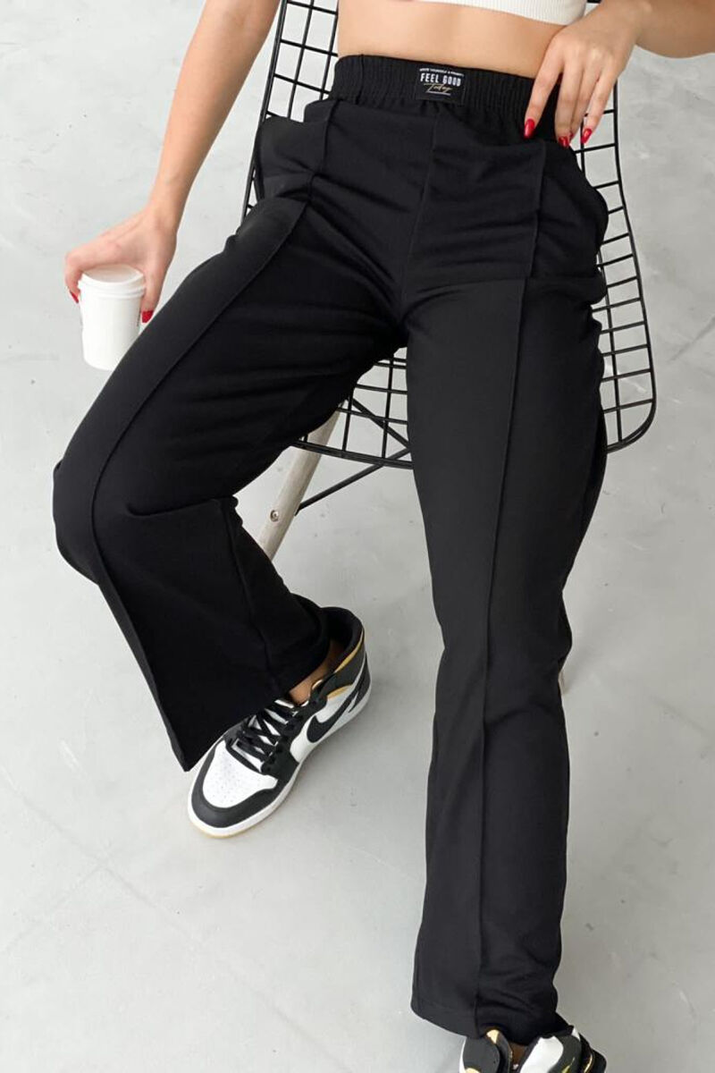 SIMPLE WOMAN PANTS BLACK/ E ZEZE - 2