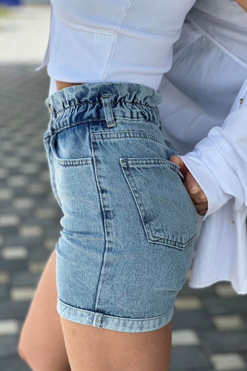 SIMPLE WOMAN SHORT JEANS LIGHTBLUE/BZ - 2