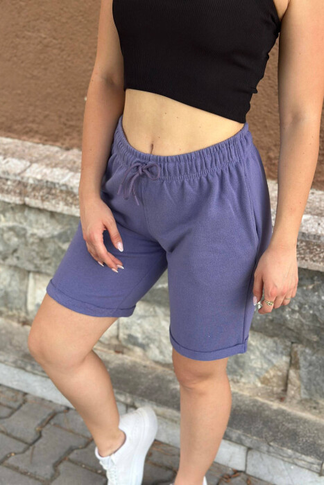 SIMPLE WOMAN SHORTS PURPLE/LEJLA - 2