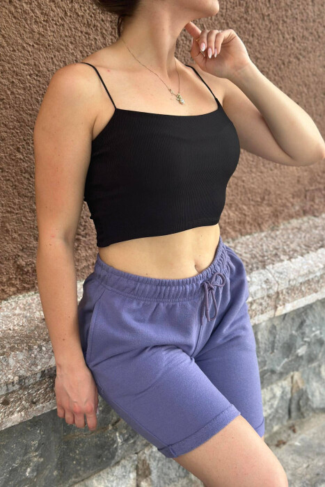 SIMPLE WOMAN SHORTS PURPLE/LEJLA - 3