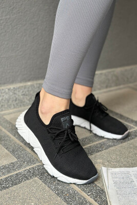 SIMPLE WOMAN SNEAKERS BLACK-WHITE/ZB 