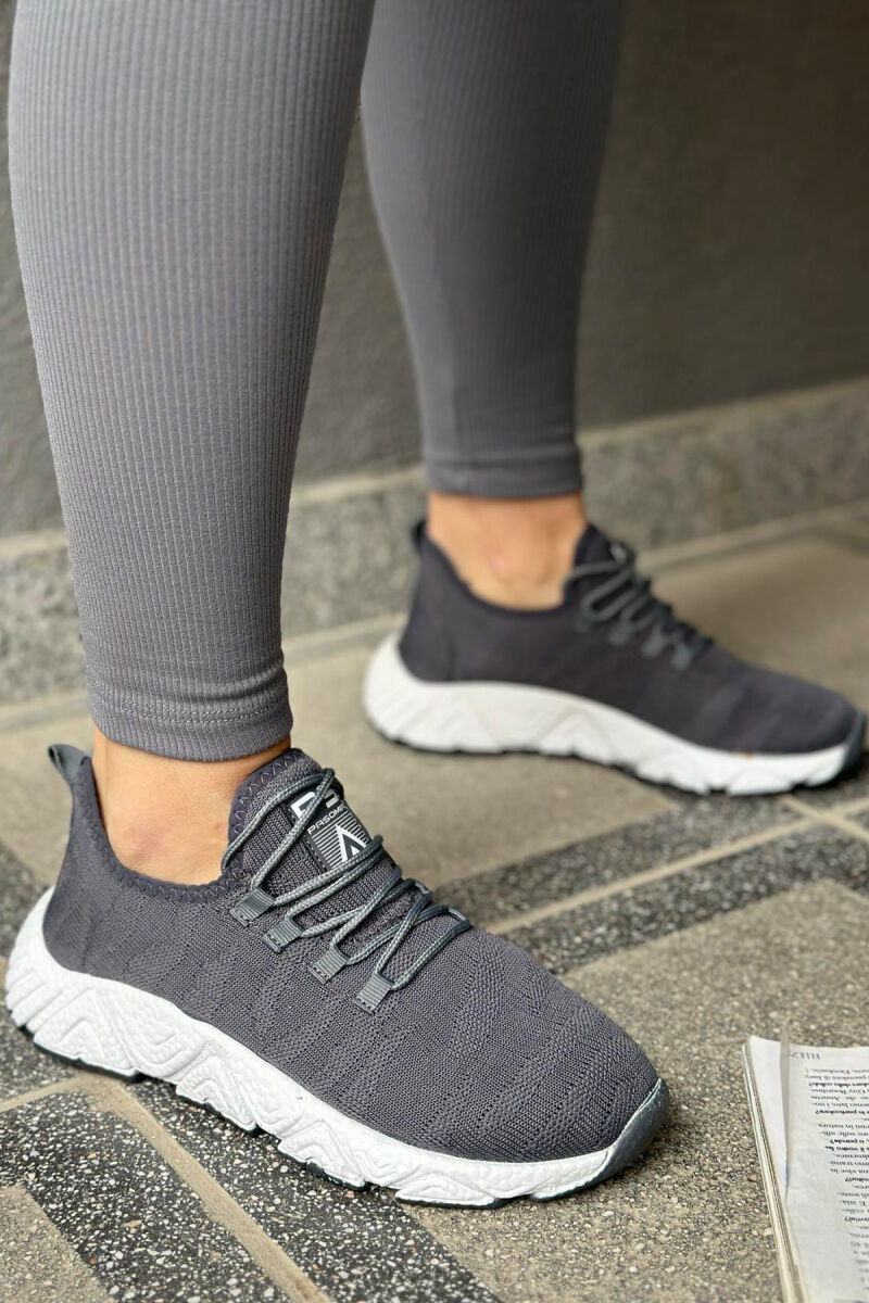 SIMPLE WOMAN SNEAKERS GREY-WHITE/GRBA - 3