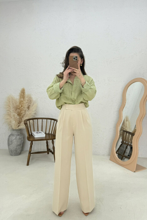 SIMPLE WOMAN TROUSERS BEIGE/BEZHE 