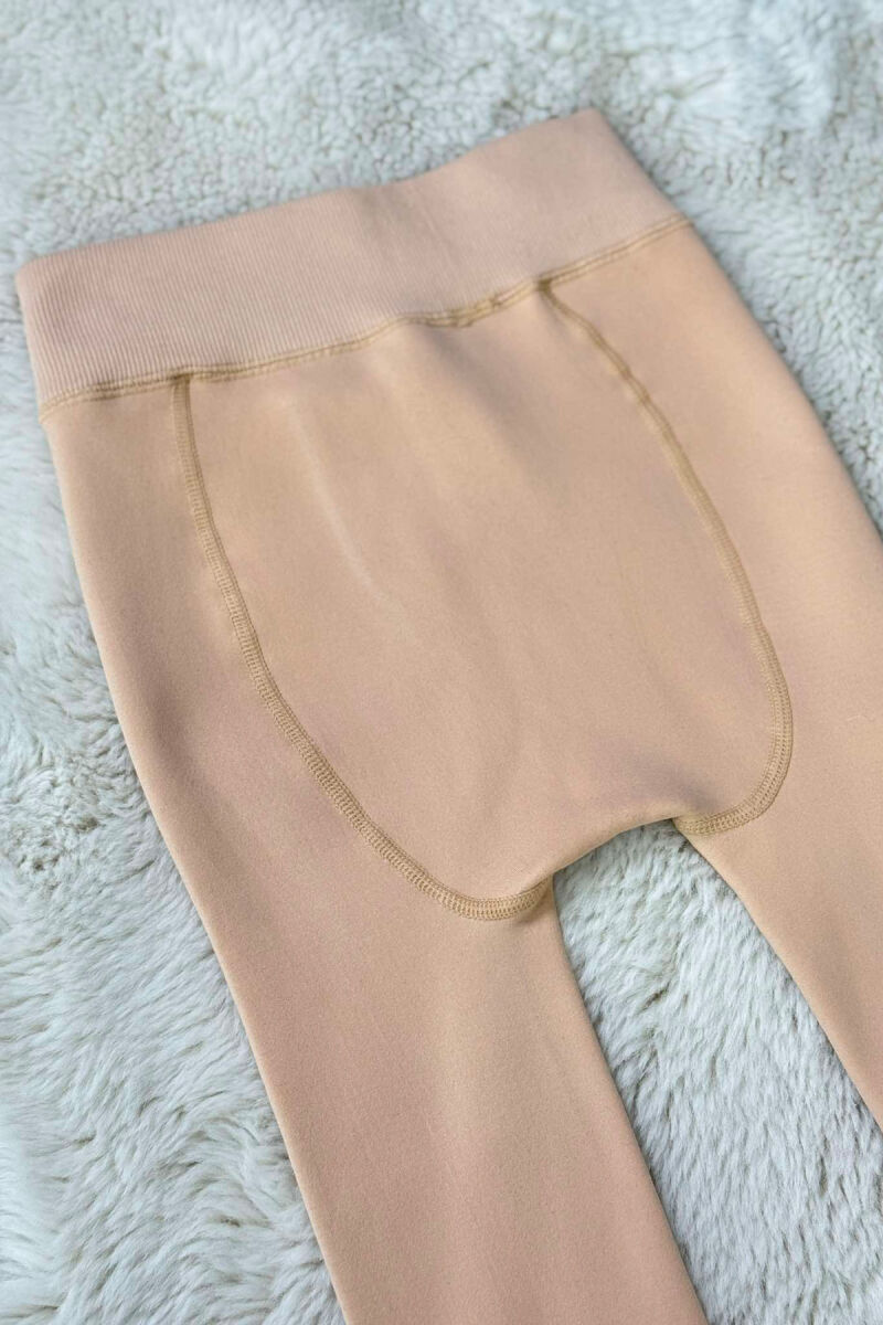 SIMPLE WOMEN LEGGINGS BEIGE/BEZHE - 3