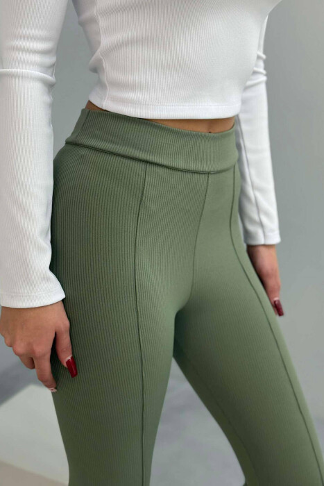 SIMPLE WOMEN LEGGINGS IN MINT COLOR - 2